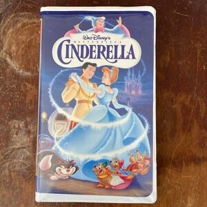 Disney Cinderella VHS tape